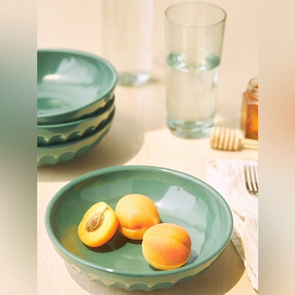 Anthropologie Other - Anthropologie Stoneware Pasta Bowls, Set of 4